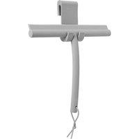 Blomus Vipo Shower wiper with Overdoor Hook - Micro Chip in Grey