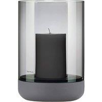 Blomus Calma Hurricane Lamp Large - Steel Gray Smoke in Grey