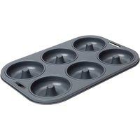 dexam Non-Stick 6 Cup Doughnut/Bagel Pan in Grey