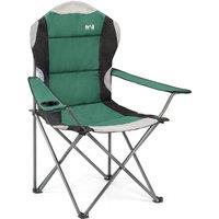Trail Outdoor Leisure Trail Deluxe Padded High Back Camping Chair Garden Fishing in Green