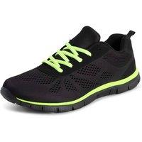 VIVA Men's Get Fit Mesh Running Trainers Athletic Walking Gym Shoe Sport Run in Green | Size: 9
