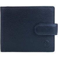 Mala leather Men's Origin Tab Wallet with Zipped Tray Coin Pocket in Black