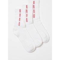 Hugo Men's 3P Qs Rib Tape Md Natural in Beige | Size: 8-12