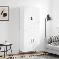 Berkfield Home Highboard White 69.5x34x180 cm Engineered Wood