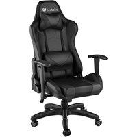 tectake Gaming Chair Stealth - Ergonomic Shape, Adjustable Backrest in Bright Blue