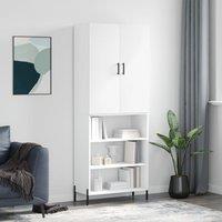 Berkfield Home Highboard White 69.5x34x180 cm Engineered Wood