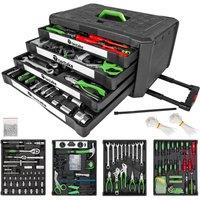 tectake Tool Box Gerhard in Black