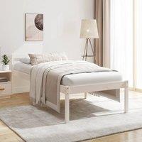 Berkfield Home Bed Frame White 90x200 cm Solid Wood Pine