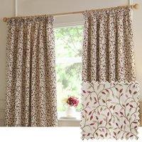 Voyage Maison Cervino Jacquard Pencil Pleat Curtain Pair in Purple | Size: 229 cm width x 229 cm drop