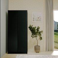 Seconique Malvern 2 Door Wardrobe in Black