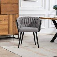 Artemis Home Aneta Fabric Accent Chairs - Set of 2 in Grey | Size: 2 Pack