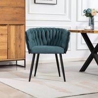 Artemis Home Aneta Fabric Accent Chairs - Set of 2 in Teal | Size: 2 Pack