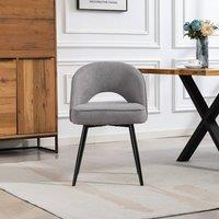 Artemis Home Ashley Fabric Dining Chairs - Set of 2 in Grey | Size: 2 Pack