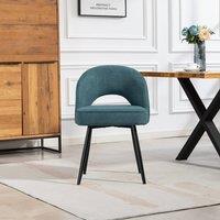 Artemis Home Ashley Fabric Dining Chairs - Set of 2 in Teal | Size: 2 Pack