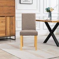 Artemis Home Almont Fabric Dining Chairs - Set of 2 in Brown | Size: 2 Pack