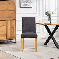 Artemis Home Almont Fabric Dining Chairs - Set of 2 in Charcoal | Size: 2 Pack