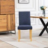 Artemis Home Almont Fabric Dining Chairs - Set of 2 in Blue | Size: 2 Pack