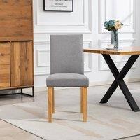 Artemis Home Almont Fabric Dining Chairs - Set of 2 in Grey | Size: 2 Pack