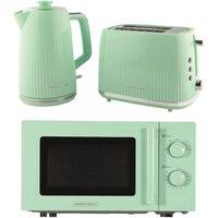 Hamilton Beach Miami Kettle, Toaster & Microwave Set - Mojito Mint