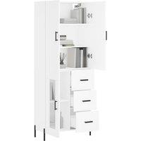 Berkfield Home Highboard White 69.5x34x180 cm Engineered Wood