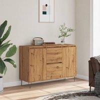 Berkfield Home Sideboard Artisan Oak 104x35x70 cm Engineered Wood in Brown | Size: 104 x 35 x 70 cm