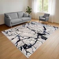 Smart Living Venice Modern Shimmer Rug - Soft Luxury for Living & Bedroom in Blue | Size: 120 cm x 170 cm