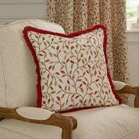 Voyage Maison Cervino Jacquard Cushion in Red | Size: 50 cm x 50 cm