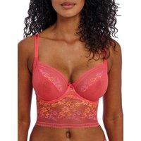 Freya Women's Sydnie Longline Plunge Bra in Pink | Size: 34E