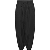 PixieGirl Women's Petite Poplin Balloon Trousers in Black | Size: 12
