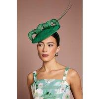 Coast Women's Twist Loop & Quill Fascinator in Green