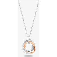 Rosa Lea Women's Triple Intertwined Rings Pendant BJ-PC473CRG0.5 in Silver | Size: 18 inches