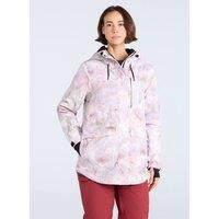 Animal Women's 'Tignes' Printed Waterproof Taped Seams Thermal Tested Snow Jacket in Pink | Size: 12