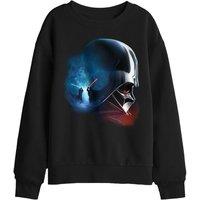Star Wars Obiwan Kenobi Poster Vader Kids Sweatshirt, Black | Size: 9-11 Years