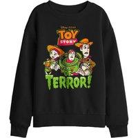 Disney Toy Story Group Terror Kids Sweatshirt, Black | Size: 9-11 Years