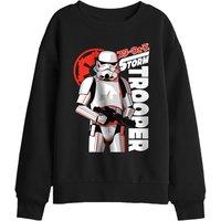 Star Wars Stormtrooper Manga Kids Sweatshirt, Black | Size: 9-11 Years
