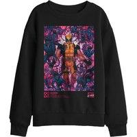 Marvel Xmen Wolverine & Nightcrawler Kids Sweatshirt, Black | Size: 9-11 Years