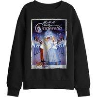 Disney Cinderella Poster Kids Sweatshirt, Black | Size: 9-11 Years