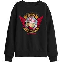 Star Wars Red Leader Kids Sweatshirt, Black | Size: 9-11 Years