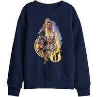 Star Wars The Acolyte High Republic Group Poster Kids Sweatshirt, Navy | Size: 9-11 Years