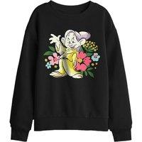 Disney Snow White Greetings From Dopey Kids Sweatshirt, Black | Size: 9-11 Years