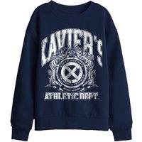 Marvel Xmen Professor Xaviers Athletic Dept White Kids Sweat, Navy | Size: 9-11 Years