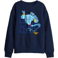 Disney Aladdin Let'S Make Some Magic With The Genie Kids Sweat, Navy | Size: 5-6 Years