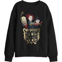 Disney Hocus Pocus Sanderson Sisters Cooking Up A Potion Kids Sweat, Black | Size: 7-8 Years