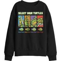 Nickelodeon Tmnt Gamer Turtles Kids Sweatshirt, Black | Size: 7-8 Years