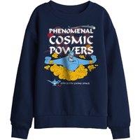 Disney Aladdin The Genie Has Phenomenal Cosmic Powers Kids Sweat, Navy | Size: 5-6 Years
