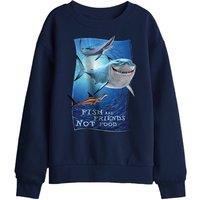 Disney Finding Nemo Fish Are Friends Kids Sweatshirt, Navy | Size: 12-13 Years