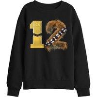 Star Wars C3Po Chewbacca 12 Kids Sweatshirt, Black | Size: 7-8 Years