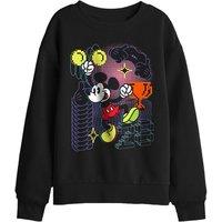 Disney Pixel Gamer Kids Sweatshirt, Black | Size: 12-13 Years