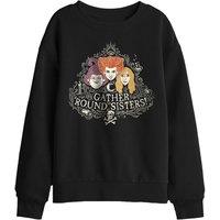 Disney Hocus Pocus Sanderson Sisters Gather Round Sisters Kids Sweat, Black | Size: 5-6 Years