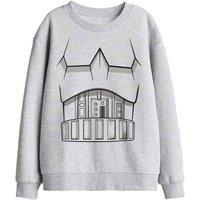 Star Wars Stormtrooper Costume Kids Sweatshirt, Athletic Heather in Light Grey | Size: 5-6 Years